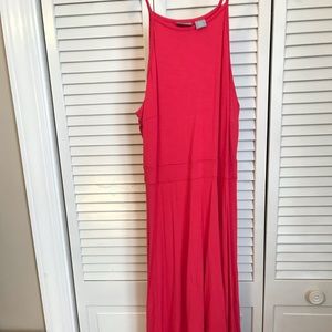 Hot pink dress